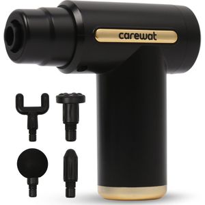 Massage Gun Professioneel – Massage Pistool - Compact & Stil <55 dB – 4 Opzetstukken – USB-C – Spiermassage voor Nek Rug en Benen – Draagbaar - Krachtig - Draadloos