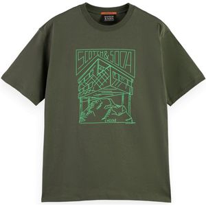 Scotch & Soda - Relaxed Fit - T-shirt - Korte Mouwen