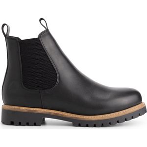 Travelin' - Nodeland - Chelsea Boots - Zwart - Leer
