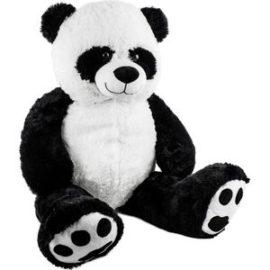 BRUBAKER - XXL Panda Knuffel Beer - Teddybeer - 100cm - Pandabeer - Teddybear Groot - Knuffelbeer - Pluche Speelgoed