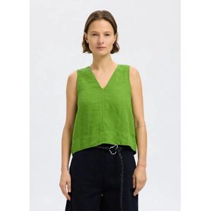 Selected Femme Linna SL Reversible Linen Top Spindle Tree