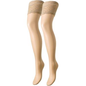 8 Denier Voile Transparante Stay-Up Kousen - Streetwear - Vrouwen