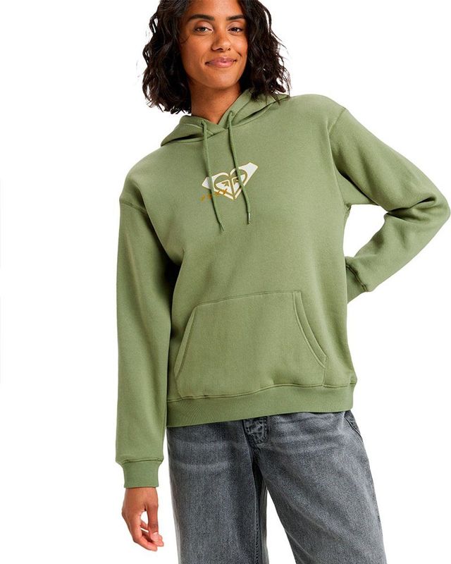Roxy - Vl Surf Stoked - Hoodie - Dames - Katoen Polyester Geborsteld Fleece