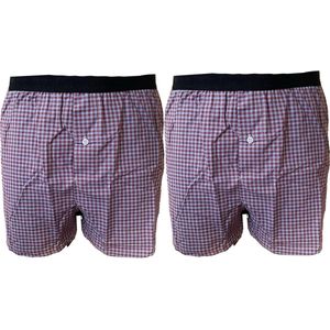Embrator mannen Boxershorts 2-stuks geruit maat L