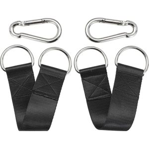 Selbro ® Verstelbare Outdoor Ophangriemen met Karabijnhaken voor Fitness en Kampeeractiviteiten