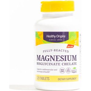 Healthy Origins Magnesium Bisglycinaat 120 tabletten