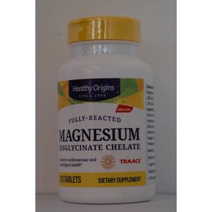 Healthy Origins Magnesium Bisglycinaat 120 tabletten