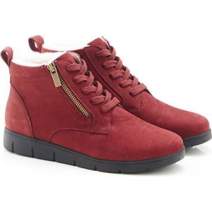 Damart - Enkellaarsjes - Rood - Thermolactyl