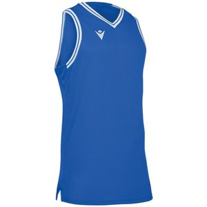 Sportshirt - Blauw - 100% Polyester - V-hals - Mouwloos