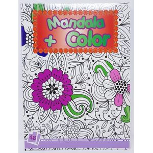Mandala kleurboek voor volwassenen - 4 assorti - 48 bladzijden met mooie mandala platen