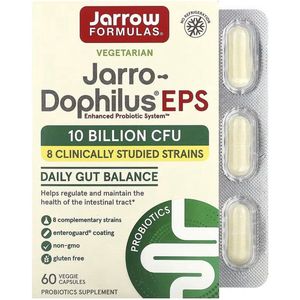 Jarro-Dophilus EPS 5 miljard 60 capsules kleinverpakking - 8 bacteriestammen in temperatuurstabiel reisprobioticum