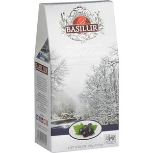 BASILUR Zwarte Thee met Zwarte Bessen, 100 g