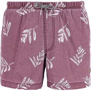 Shiwi swim shorts pigment leaves - grape red - M