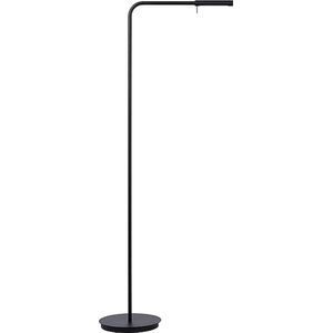 Atmooz - Vloerlamp Graves - Staande Lamp - Stalamp - Voor binnen - Woonkamer - Zwart - Hoogte = 146cm - Metaal