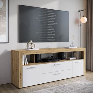 Meubella - TV-Meubel Sharon - Wit 2 - 181 cm