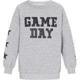 MYMO - Sweatshirt - Grijs Gemêleerd/Zwart - Back To School