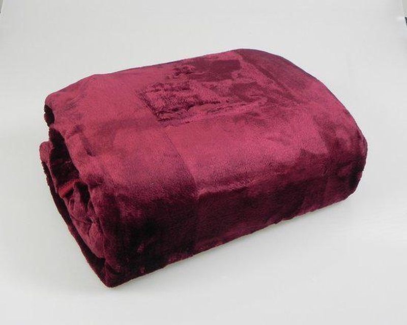 Amago - Extra Zachte Deken - Bordeauxrood - 130 x 170 cm - Kasjmier Gevoel