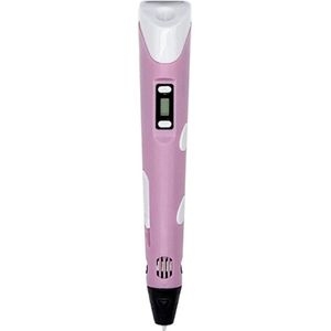 3D Pen - Starterspakket - Voor Kinderen - Voor Volwassenen - Met 25M Filament - 5 Kleuren - Met Penhouder - Roze
