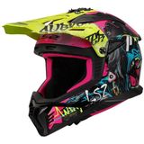 LS2 - Fast II Gorilla MX708 - Helm - Fluorroze/Fluorgeel - KPA-Materiaal