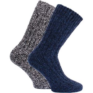 Norweger warme winter sokken - prijs per 2 paar - 42% wol