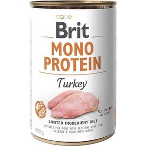 Brit Mono Protein Turkey 400 gram -  - Honden droogvoer