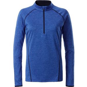 James and Nicholson Dames/dames Sport Top met lange mouwen (Blauw gemêleerd/normaal)