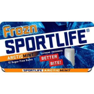 Sportlife frozn arctic mint kauwgom 48 x 18 gram