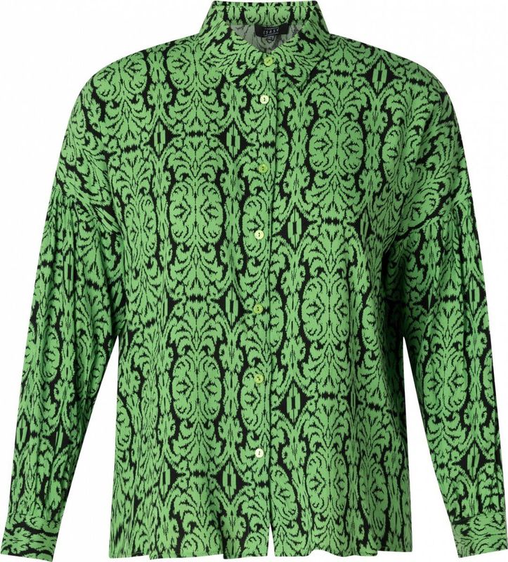 ES&SY - Selma - Blouse - Zwart-Groen