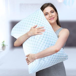 Premium Hoofdkussen - Memory Foam - Afstelbaar Design - Geschikt voor rug- zij- en buikslapers - Versnipperd Traagschuim - Orthopedisch en Ergonomisch - 50x70cm
