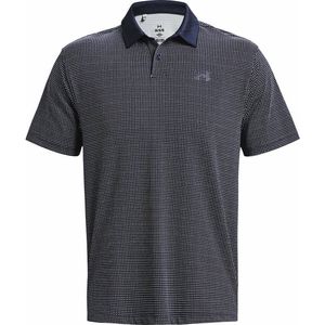 Under Armour T2G Printed Polo Midnight Navy Heren Maat M