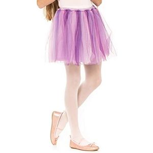 OVISSA Balletmaillot voor meisjes, schoolmaillot voor kinderen, voor meisjes, sterke voet, zachte balletmaillot, geschikt voor schooluniform, dansen en sport, 50 denier, met microvezel, 3-12 jaar