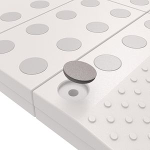 SecuCare vuldop voor drempelhulp - bruin - set van 14 stuks