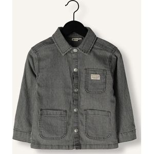 DAILY7 Shirt Stripe Jassen Jongens - Winterjas - Antraciet - Maat 104