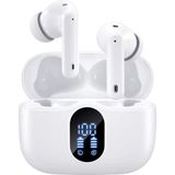 Siltcon - SoundWave Pro - Draadloze Oordopjes - Wit - Bluetooth 5.3 - ANC+ENC