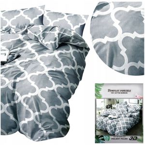 Maria Katoen Satijn Dekbedovertrek Set 160x200cm 4 Delig Klaver