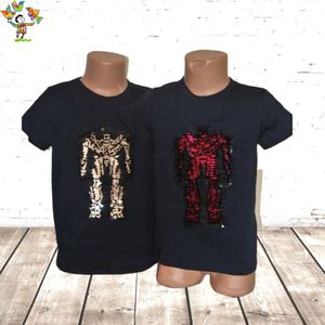 Jongens T-shirt robot marine -s&C-158/164-t-shirts jongens