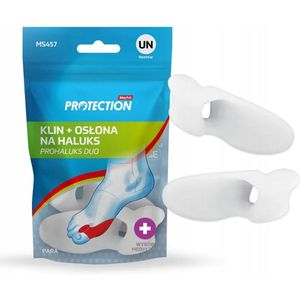 PROHALUKS DUO MS457: Siliconen Hallux-separator en kussen