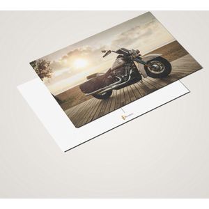 Cadeautip! Luxe ansichtkaarten set Harley Davidson 10x15 cm | 24 stuks | Wenskaarten Motor