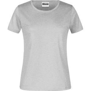 James And Nicholson Dames/dames Ronde Hals Basic T-Shirt (Grijze Heide)
