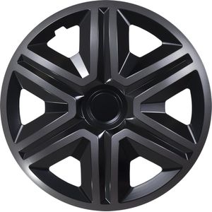 NRM - ACTION - Wieldoppen - Zwart - Set van 4 stuks - 15 inch