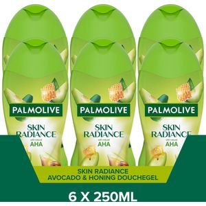 Palmolive Skin Radiance Avocado & Honey Body Wash - Voordeelverpakking - 6 x 250ml