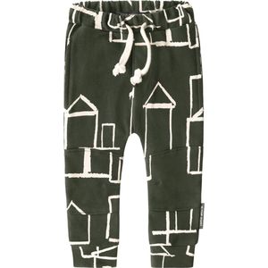 Your Wishes Crayon Town Seam Jogging - Joggingbroek - Groen - Jongens - Maat: 74/80