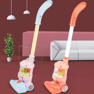 Kinder Stofzuiger - Grasmaaier Speelgoed – Grasmachine – Duwspeelgoed – Binnen Speelgoed - Blauw