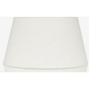 Lampenkap Textiel -  wit - Ø30 cm - verlichting - lamp onderdelen - wonen - rond
