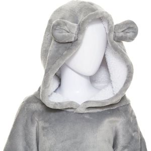 Atmosphera Kids Plaid sweater beer kind - Trui - Extra zacht - Fleece trui - ONE SIZE - 3 tot 10 jaar - Met zakken