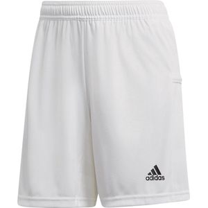 adidas T19 Short Dames Sportbroek - Maat L  - Vrouwen - wit