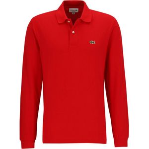 Lacoste - Classic Fit - Polo - Rood - Lange Mouw