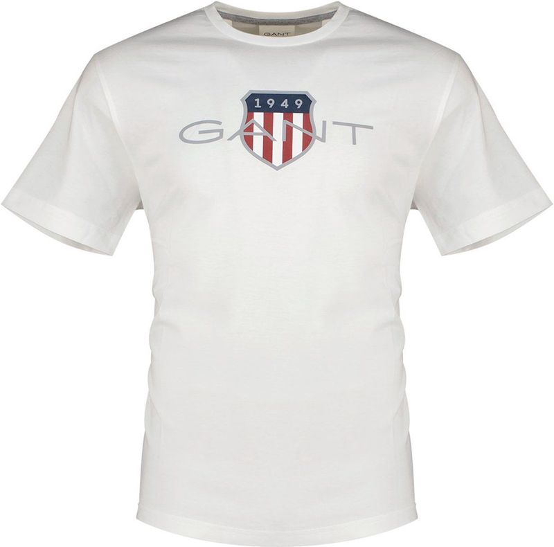 Gant - Archive Shield - T-shirt - Katoen - Regular Fit - Korte Mouwen