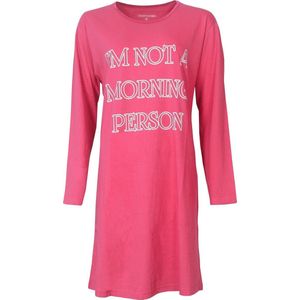 Temptation Dames Nachthemd - Bigshirt - Slaapkleed - Roze - Maat L
