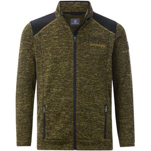 Jan Vanderstorm - HALVIK - Gebreid Fleece Vest - Olijf